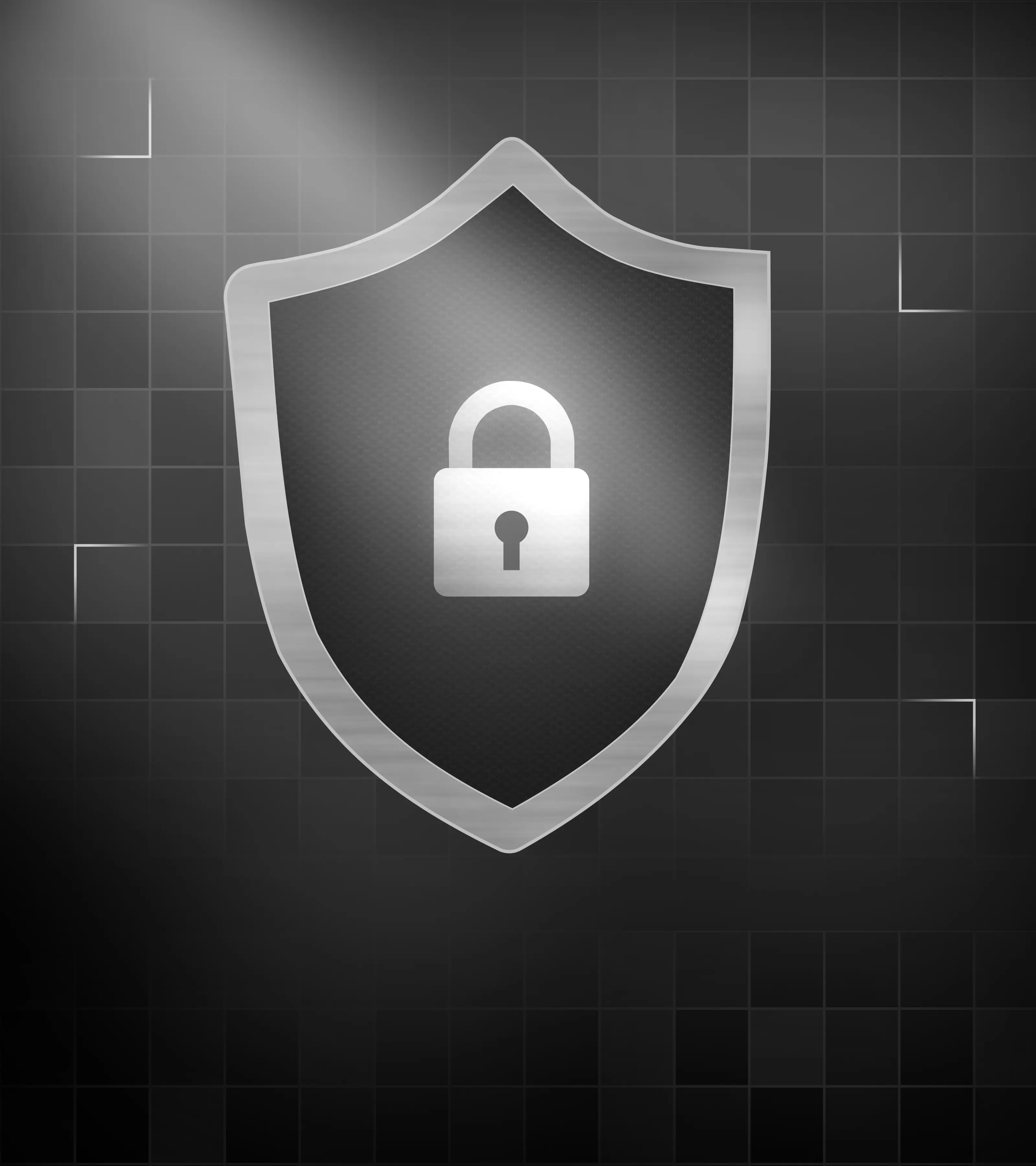 Secure SaaS project collaboration platform with professional shield security design for safe client partnerships and data protection